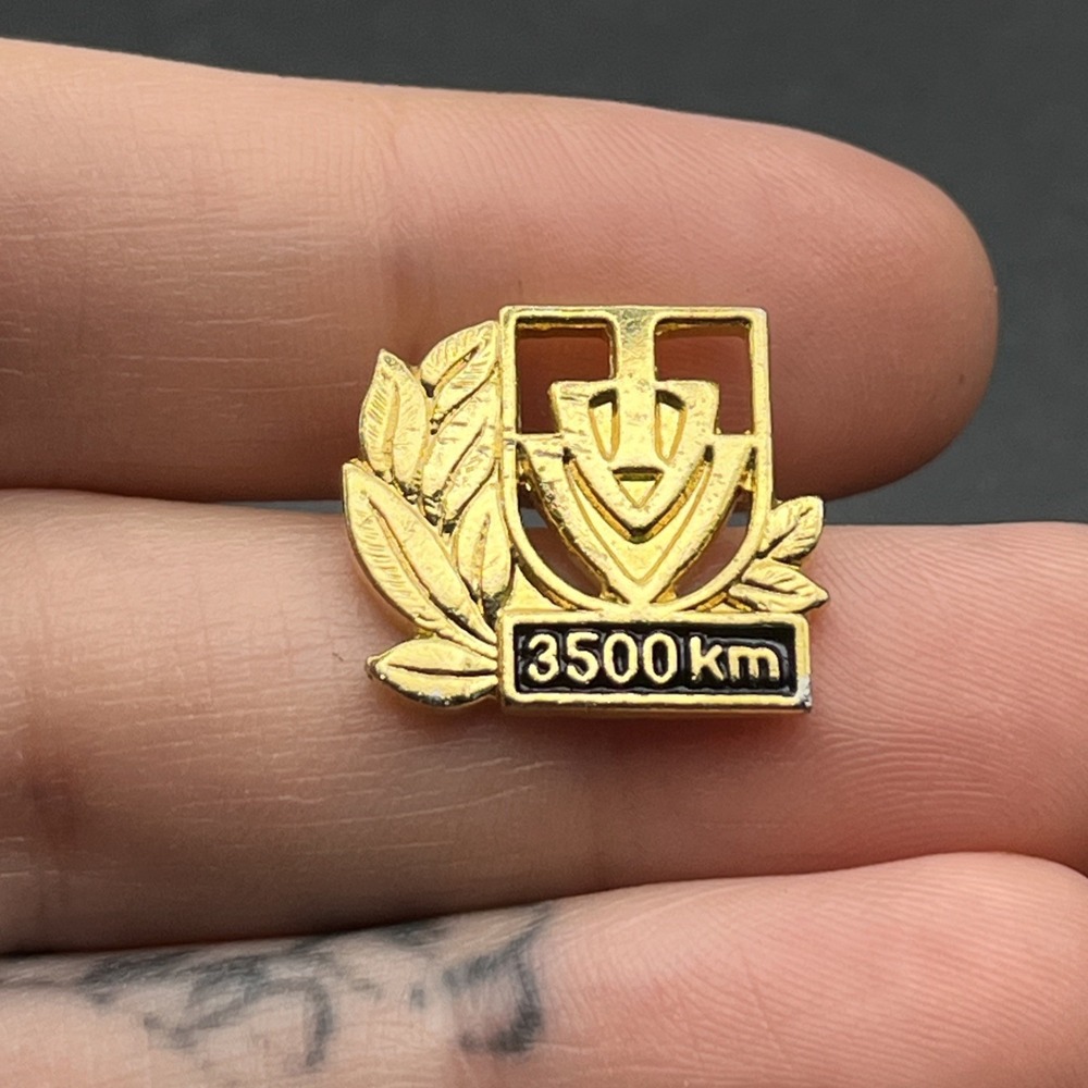 Volkssport Distance 3500KM IVV Hiking Walking Lapel Hat Pin